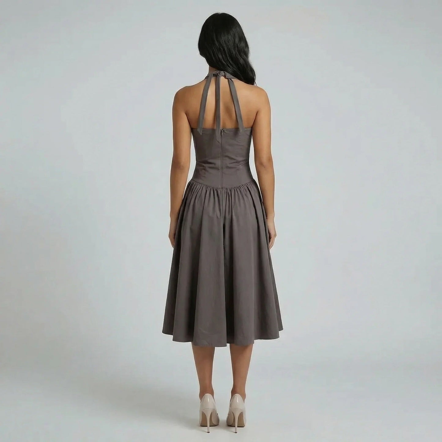 Natalia Corset Midi Dress