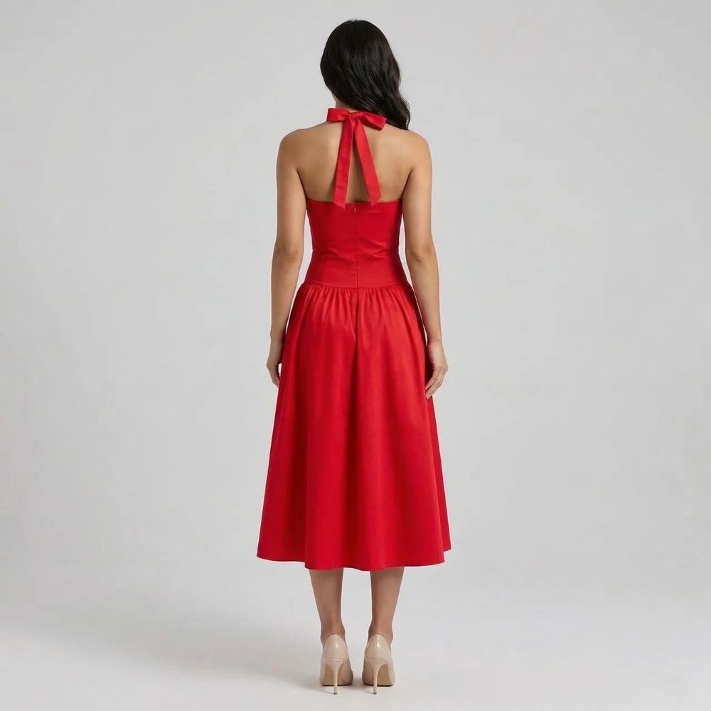 Natalia Corset Midi Dress