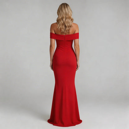 Odette Pleated Maxi Dress
