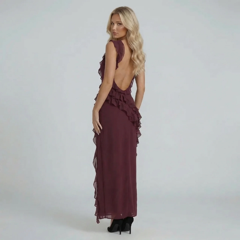 Phoebe Ruffle Maxi Dress