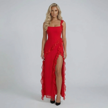 Phoebe Ruffle Maxi Dress