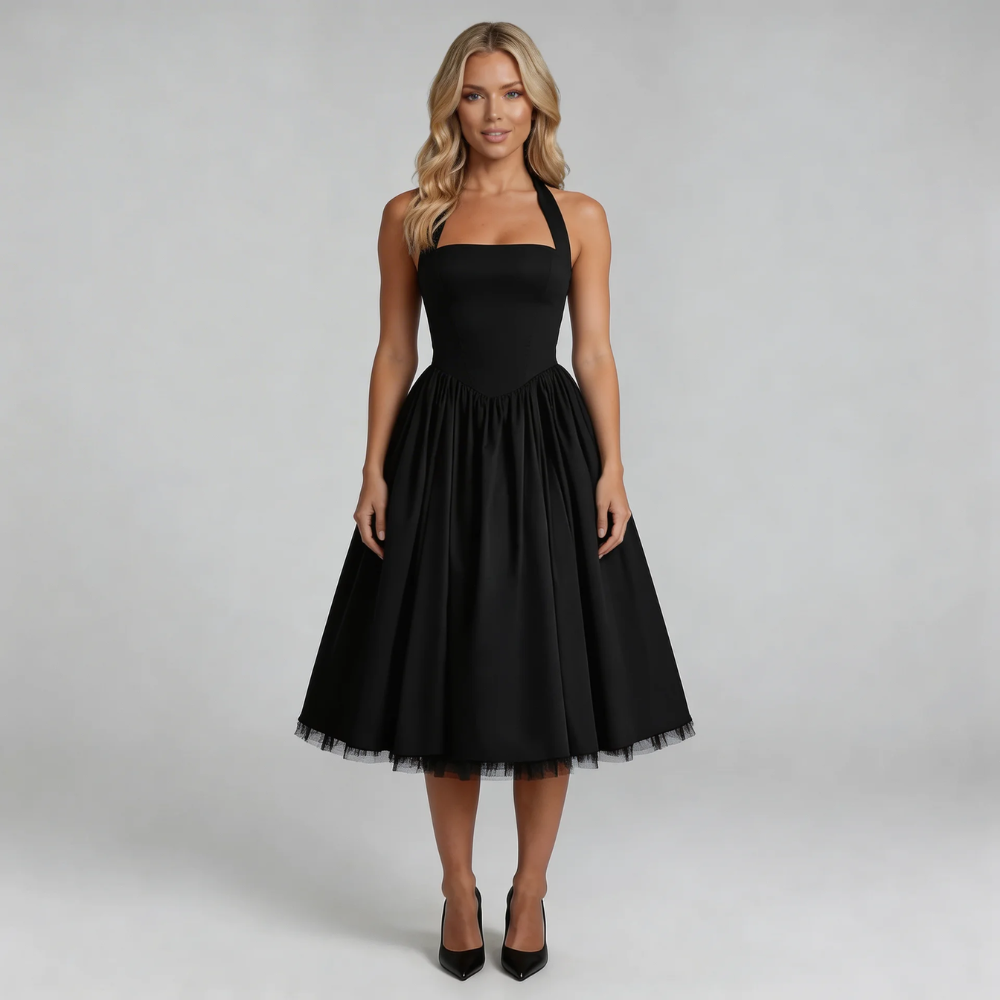Selene Corset Midi Dress