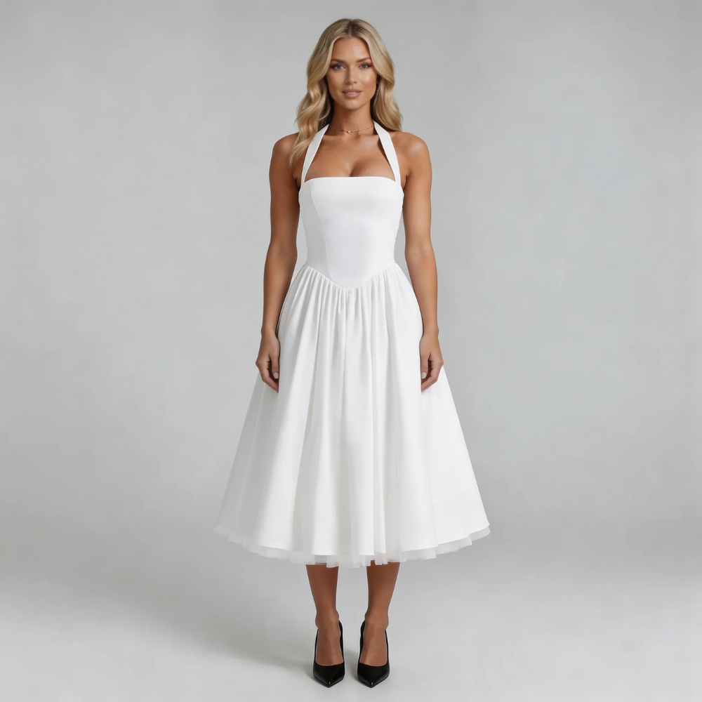 Selene Corset Midi Dress