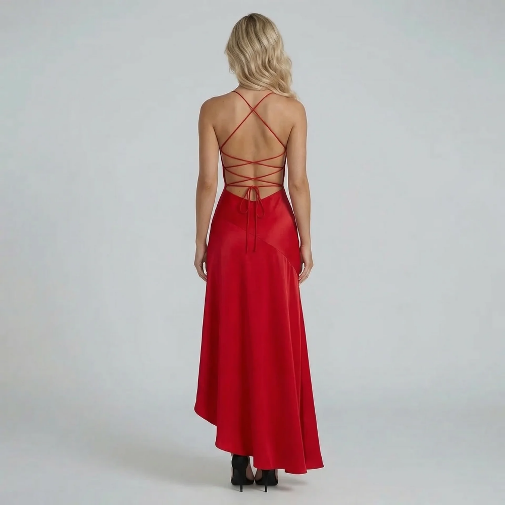 Selene Ruffle Maxi Dress