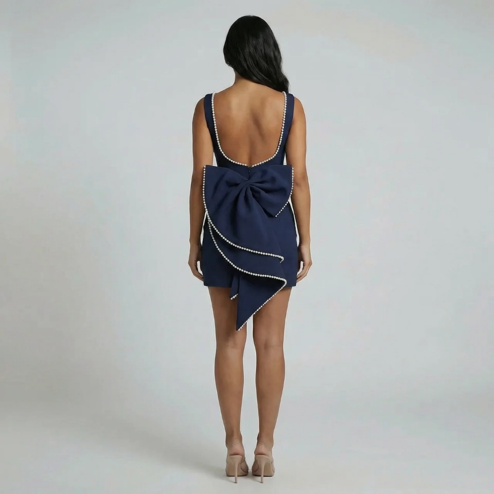 Selina Bow Mini Dress