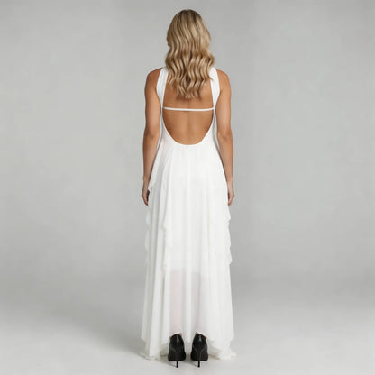 Selina Ruffle Maxi Dress