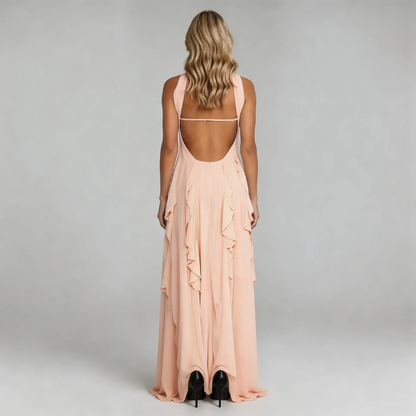 Selina Ruffle Maxi Dress