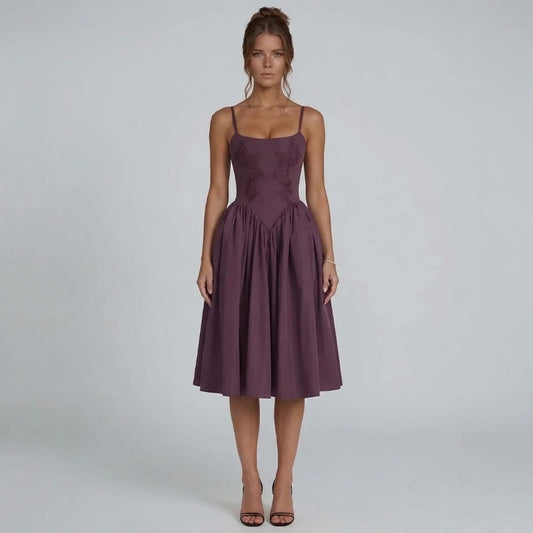 Seraphina Lace Midi Dress