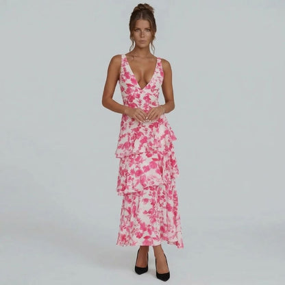 Seraphina Ruffle Midi Dress