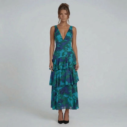 Seraphina Ruffle Midi Dress