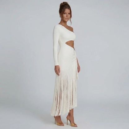 Seraphine Fringe Midi Dress