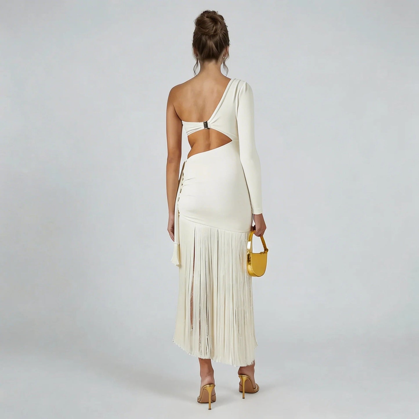 Seraphine Fringe Midi Dress