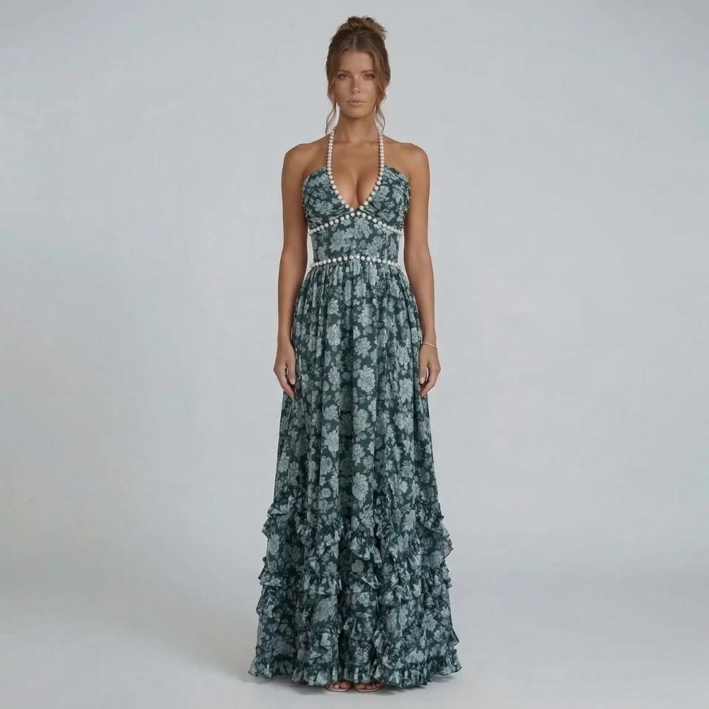Seraphine Ruffle Maxi Dress