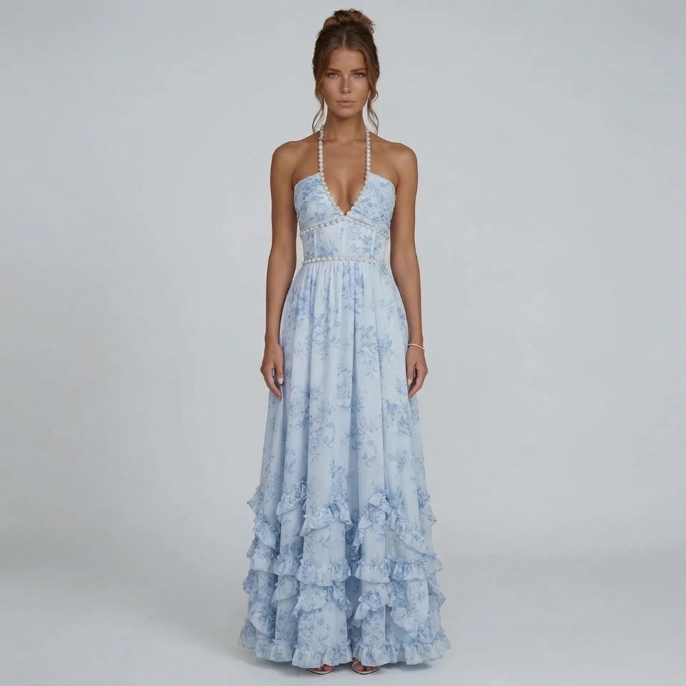 Seraphine Ruffle Maxi Dress