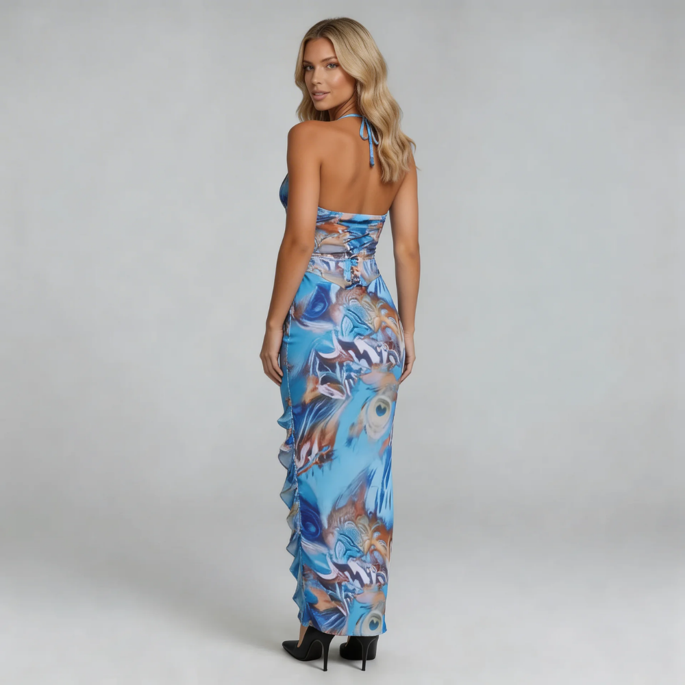Serena Draped Maxi Dress