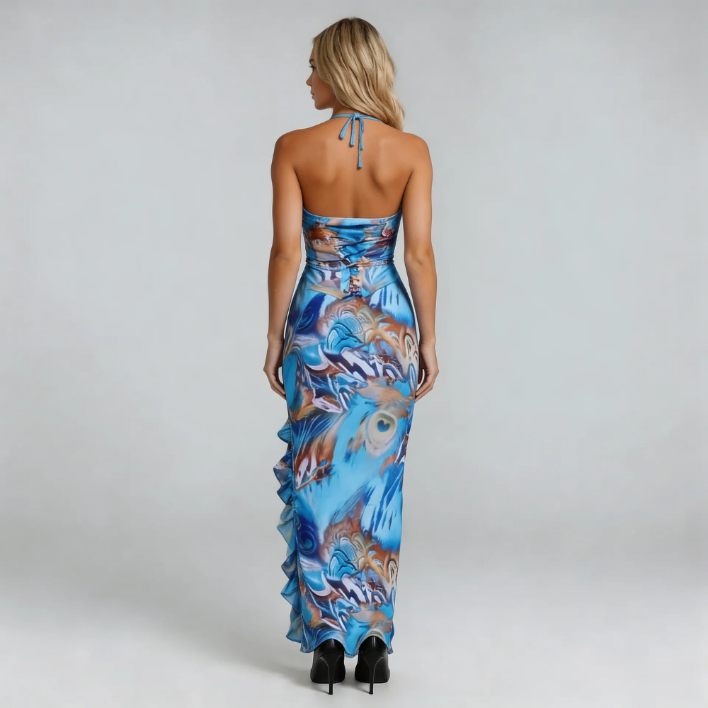 Serena Draped Maxi Dress