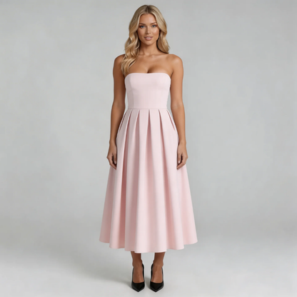 Serene Strapless Midi Dress