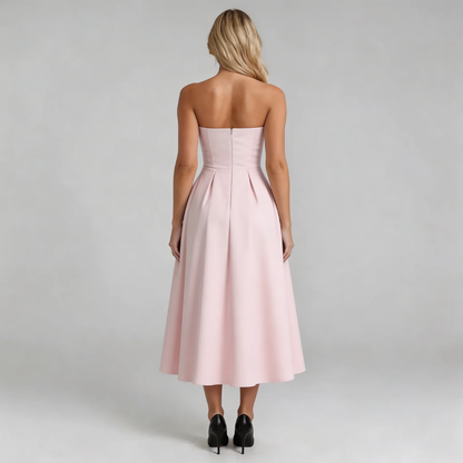 Serene Strapless Midi Dress