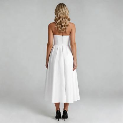 Serene Strapless Midi Dress
