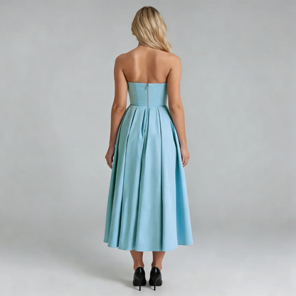 Serene Strapless Midi Dress