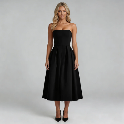 Serene Strapless Midi Dress