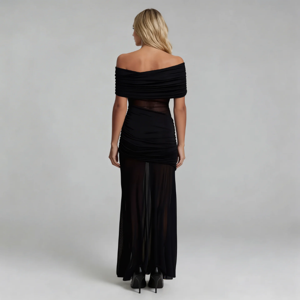 Sienna Mesh Maxi Dress