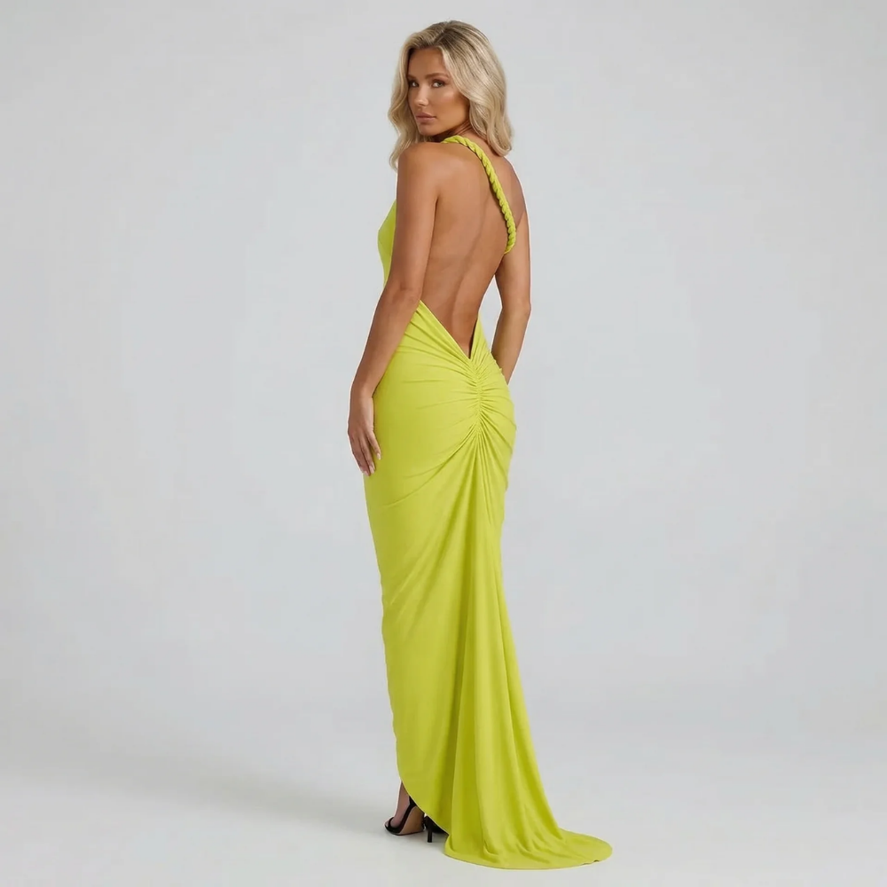 Sienna Ruched Maxi Dress