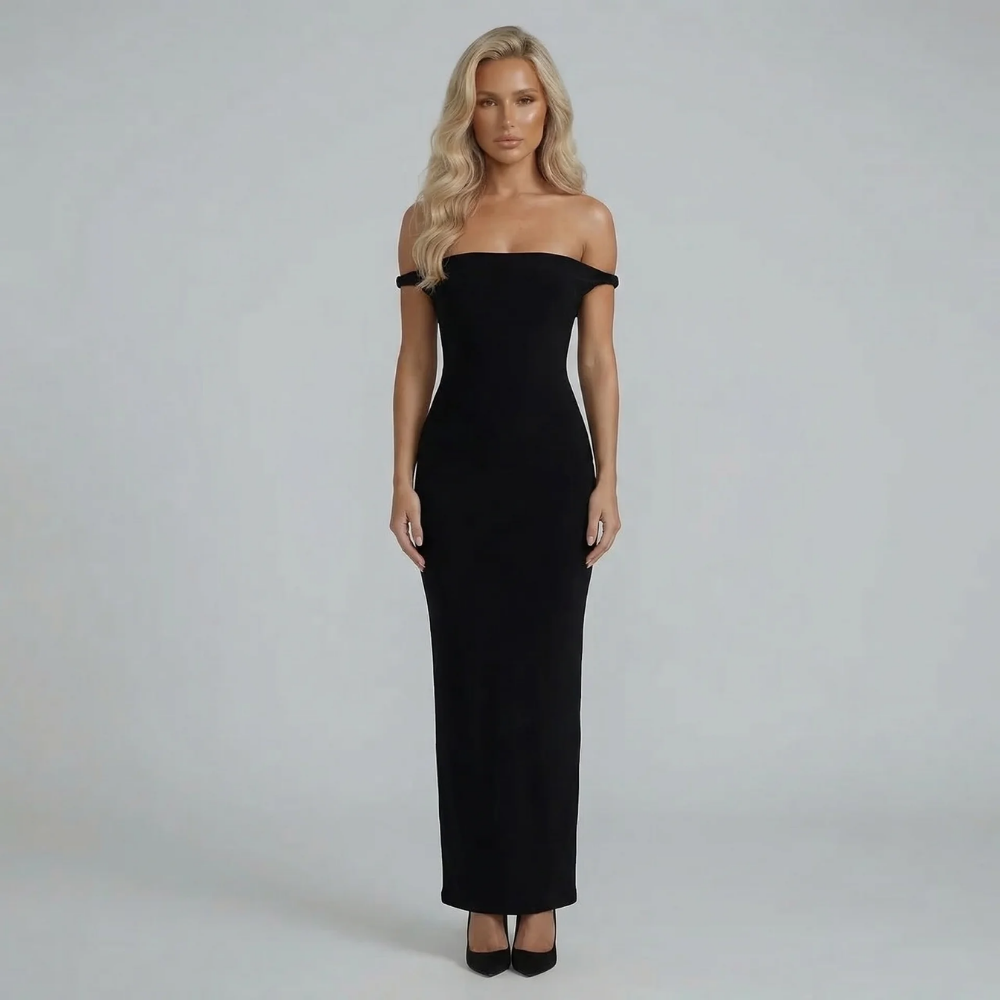 Sienna Ruched Maxi Dress