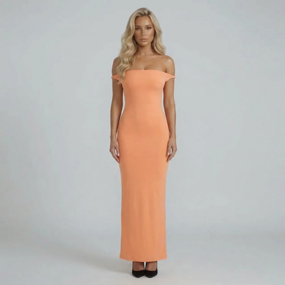 Sienna Ruched Maxi Dress