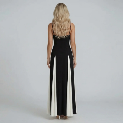 Simone Contrast Maxi Dress