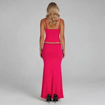 Solana Drawstring Maxi Set