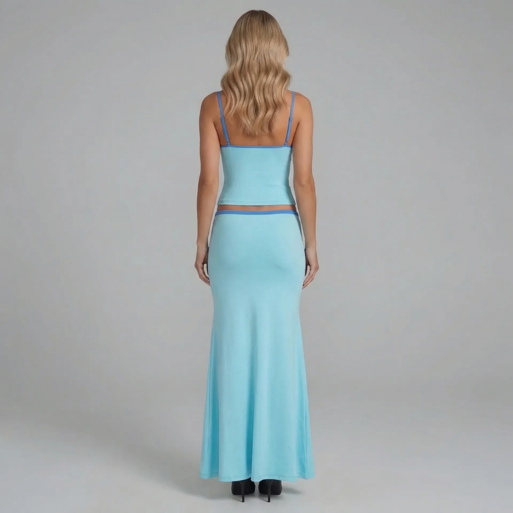 Solana Drawstring Maxi Set