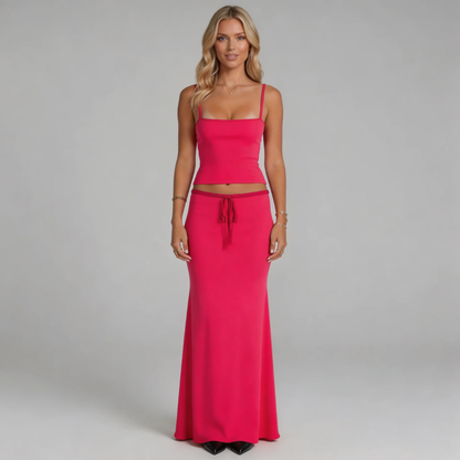 Solana Drawstring Maxi Set
