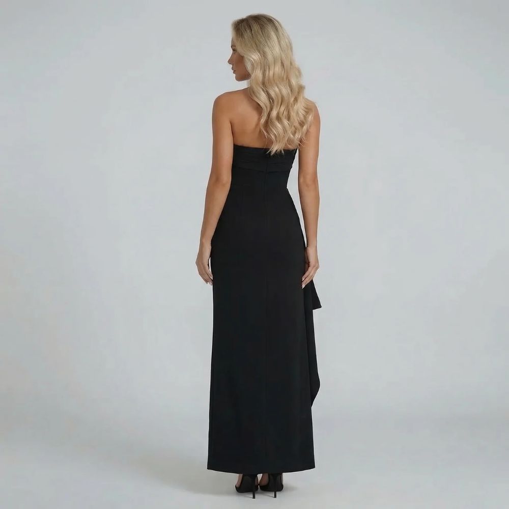 Sylvia Asymmetric Maxi Dress