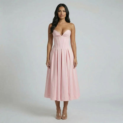 Sylvia Corset Midi Dress