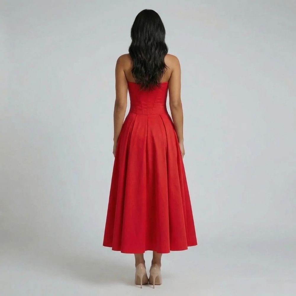 Sylvia Corset Midi Dress