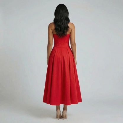 Sylvia Corset Midi Dress