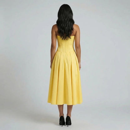 Sylvia Corset Midi Dress