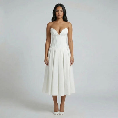 Sylvia Corset Midi Dress
