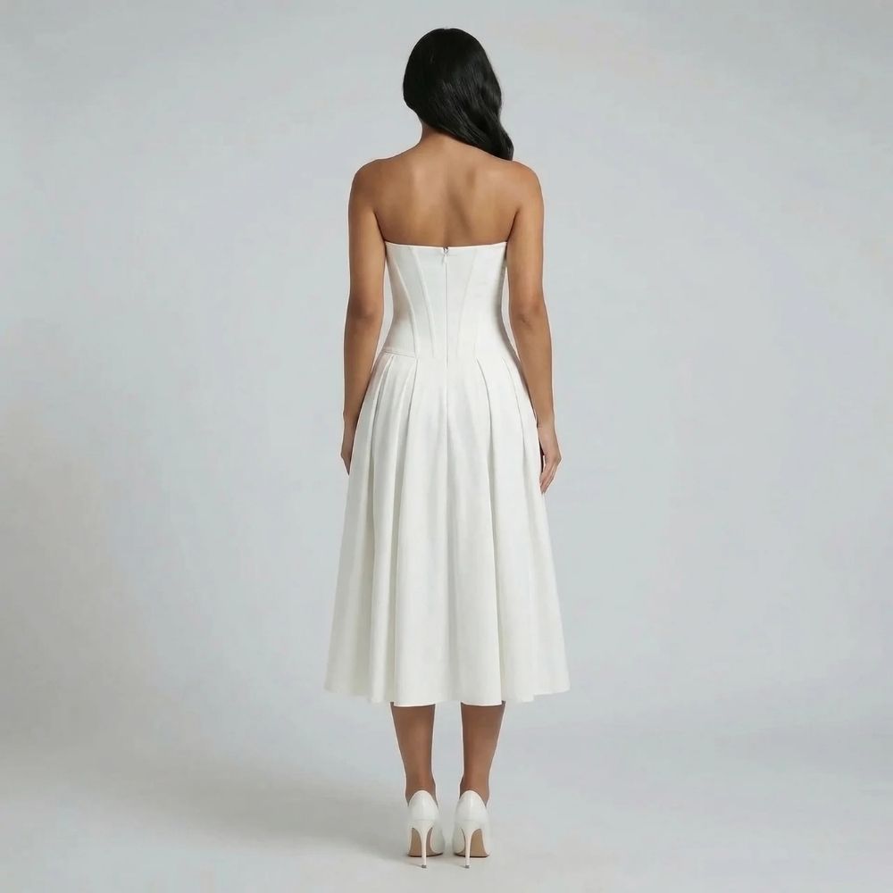 Sylvia Corset Midi Dress