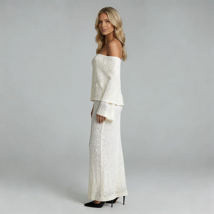 Valentina Boucle Maxi Dress