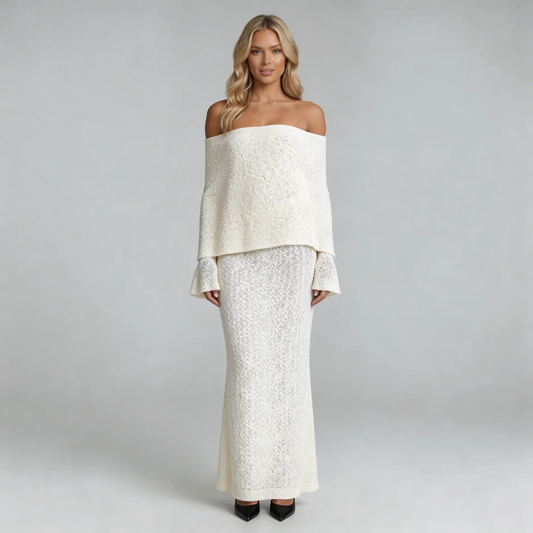 Valentina Boucle Maxi Dress