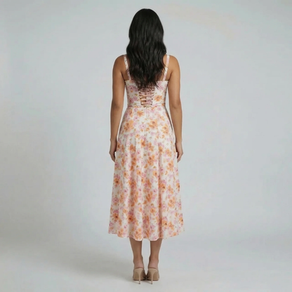 Valeria Corset Midi Dress