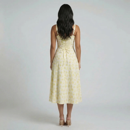 Valeria Corset Midi Dress