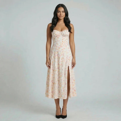 Valeria Corset Midi Dress