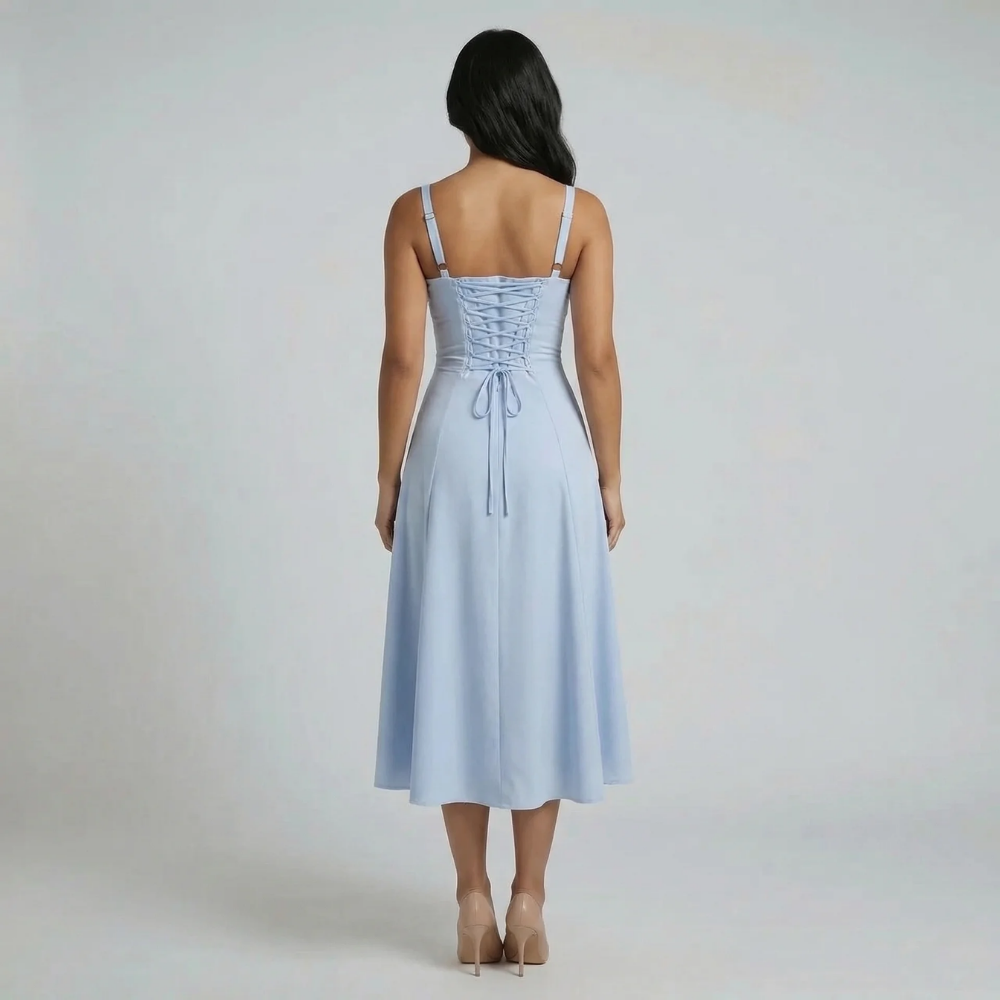 Valeria Corset Midi Dress