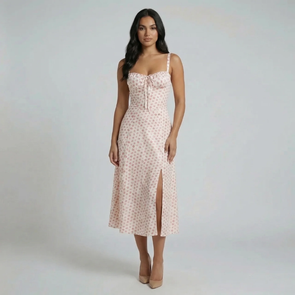 Valeria Corset Midi Dress