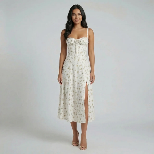 Valeria Corset Midi Dress