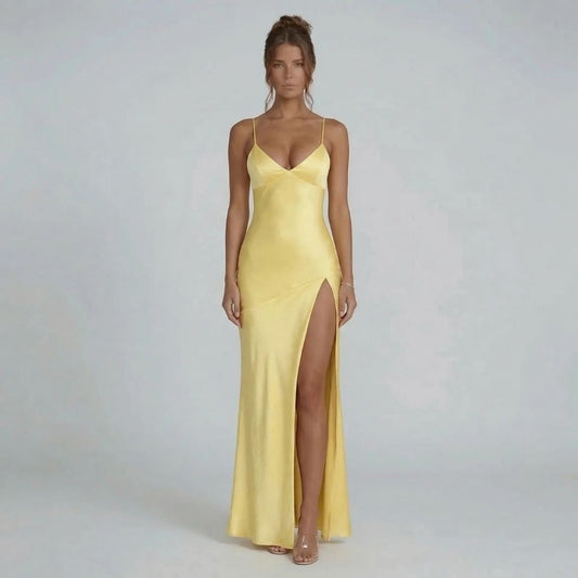 Valeria Lace-Up Maxi Dress