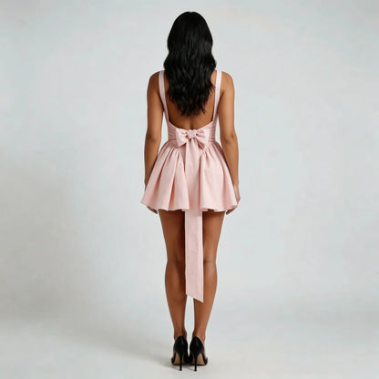 Valerie Flounce Mini Dress
